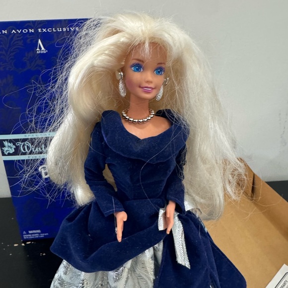 Avon Exclusive Barbie Winter Velvet “First in a Series” Special Edition Doll - Picture 12 of 13